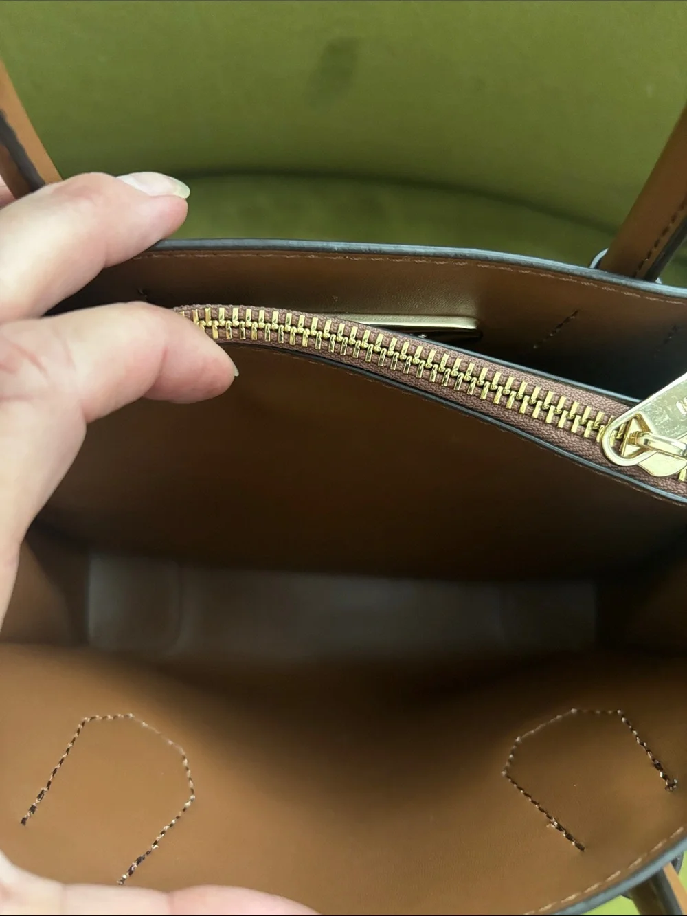 Michael Kors Brown  Top-Handle Satchel